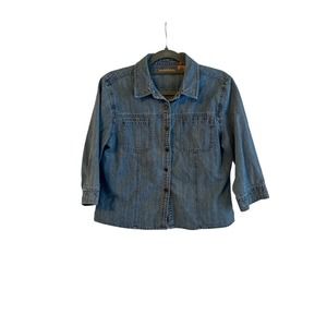 Mountain Lake Petite Denim Jacket - Size Petite Medium PM